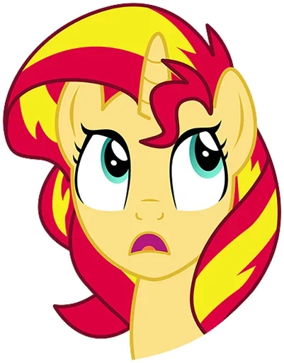 🙄 Стикер «Sunset Shimmer» для Telegram