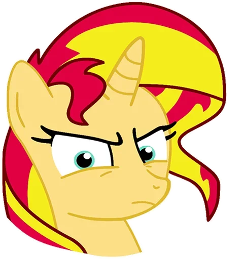 😠 Стикер «Sunset Shimmer» для Telegram