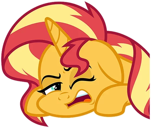 😫 Стикер «Sunset Shimmer» для Telegram