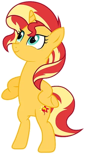 🙃 Стикер «Sunset Shimmer» для Telegram