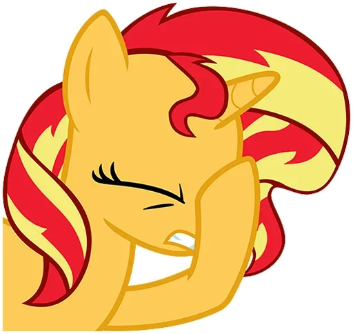 😒 Стикер «Sunset Shimmer» для Telegram