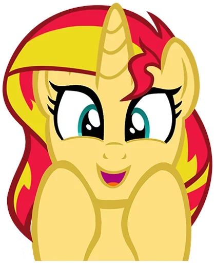 😍 Стикер «Sunset Shimmer» для Telegram