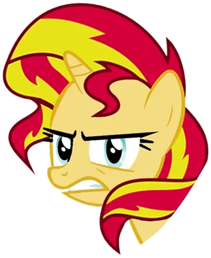 😡 Стикер «Sunset Shimmer» для Telegram