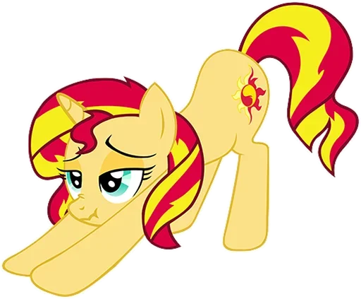 😴 Стикер «Sunset Shimmer» для Telegram