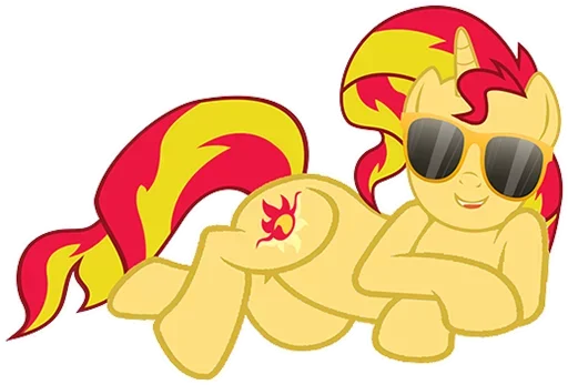 😎 Стикер «Sunset Shimmer» для Telegram