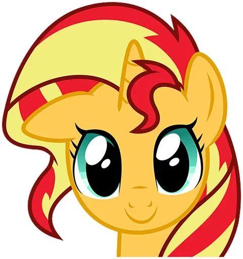 🙂 Стикер «Sunset Shimmer» для Telegram