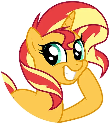 😊 Стикер «Sunset Shimmer» для Telegram