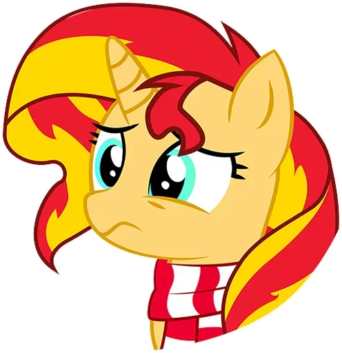 😧 Стикер «Sunset Shimmer» для Telegram