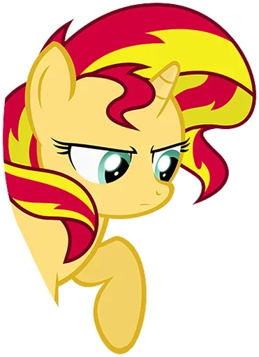 🤔 Стикер «Sunset Shimmer» для Telegram