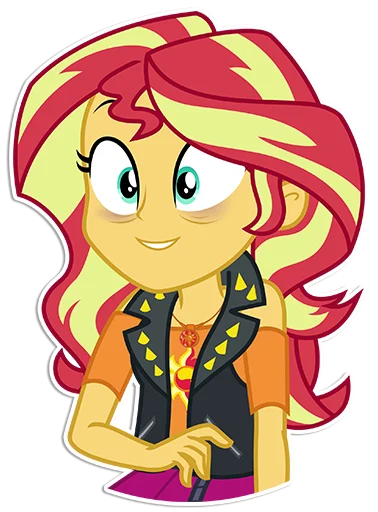 🫠 Стикер «Sunset Shimmer [EG]» для Telegram
