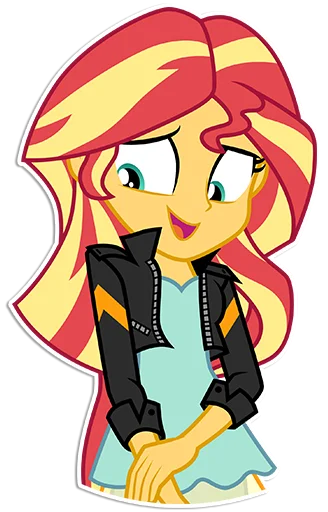 ☺️ Стикер «Sunset Shimmer [EG]» для Telegram