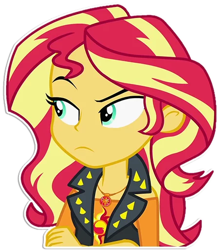😒 Стикер «Sunset Shimmer [EG]» для Telegram