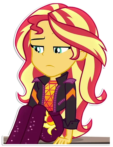 😒 Стикер «Sunset Shimmer [EG]» для Telegram