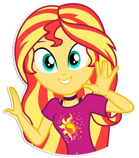 Стикерпак «Sunset Shimmer [EG]» для Telegram — обложка