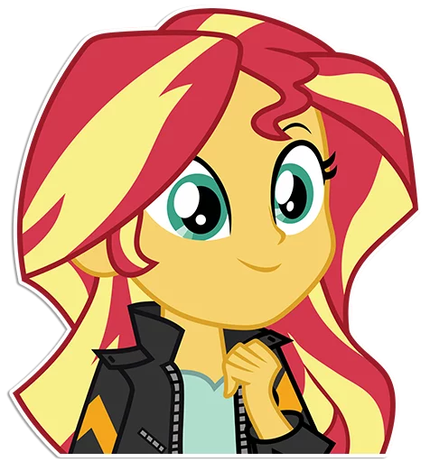 🙂 Стикер «Sunset Shimmer [EG]» для Telegram