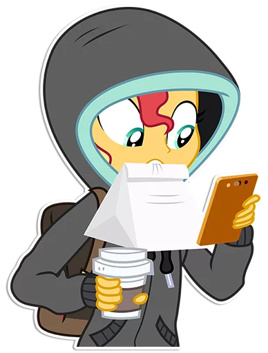 📲 Стикер «Sunset Shimmer [EG]» для Telegram