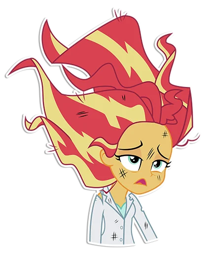 🫠 Стикер «Sunset Shimmer [EG]» для Telegram