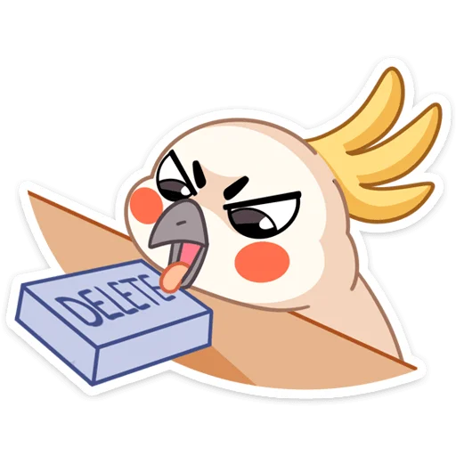 ✖️ Стикер «Папуг Солнышко» для Telegram
