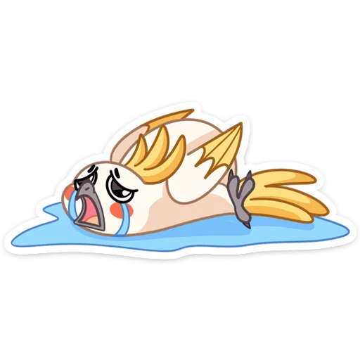 😭 Стикер «Папуг Солнышко» для Telegram