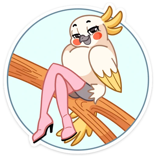 🥰 Стикер «Папуг Солнышко» для Telegram