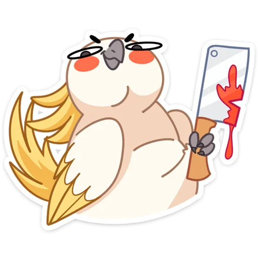 🔪 Стикер «Папуг Солнышко» для Telegram