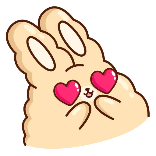 😍 Стикер «Кролик Супчик» для Telegram