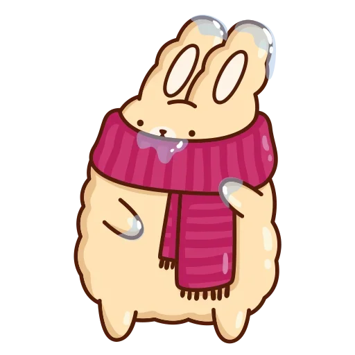 🥶 Стикер «Кролик Супчик» для Telegram