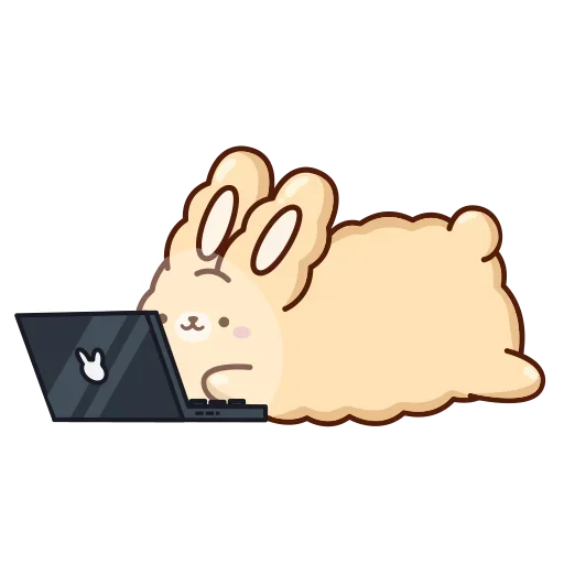 💻 Стикер «Кролик Супчик» для Telegram