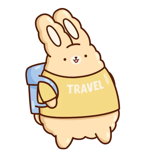 🎒 Стикер «Кролик Супчик» для Telegram