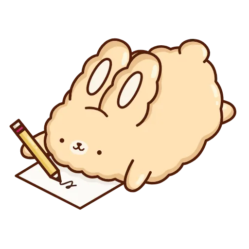 ✏️ Стикер «Кролик Супчик» для Telegram