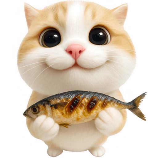 🐠 Стикер «Супер рыжик» для Telegram
