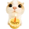 🎂 Эмодзи «Супер рыжик» для Telegram