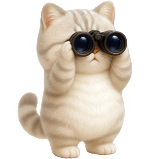 🤨 Стикер «Супер милый кот» для Telegram