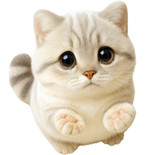 🥹 Стикер «Супер милый кот» для Telegram