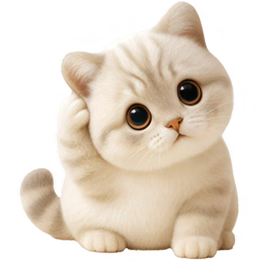 🙁 Стикер «Супер милый кот» для Telegram