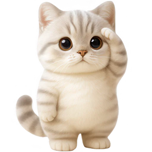 🫡 Стикер «Супер милый кот» для Telegram