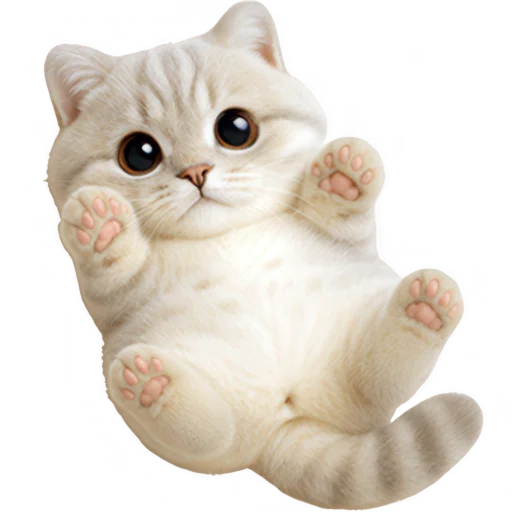 🫠 Стикер «Супер милый кот» для Telegram