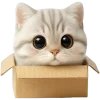 Стикерпак Супер милый кот для Telegram