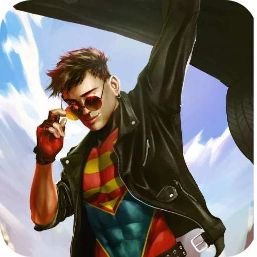 😎 Стикер «Superboy» для Telegram