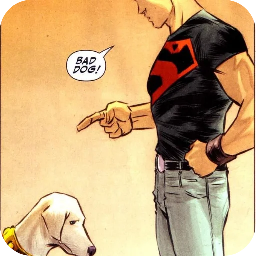 🐶 Стикер «Superboy» для Telegram