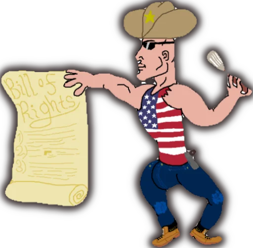 🇺🇸 Стикер «SuperChad» для Telegram