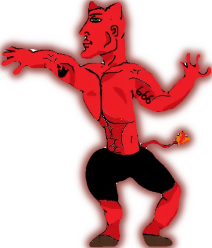 👹 Стикер «SuperChad» для Telegram