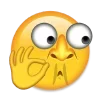 Стикер 11 Cringe Emoji