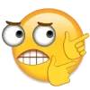 Стикер 47 Cringe Emoji