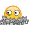 Стикер 26 Cringe Emoji