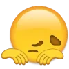 Стикер 17 Cringe Emoji