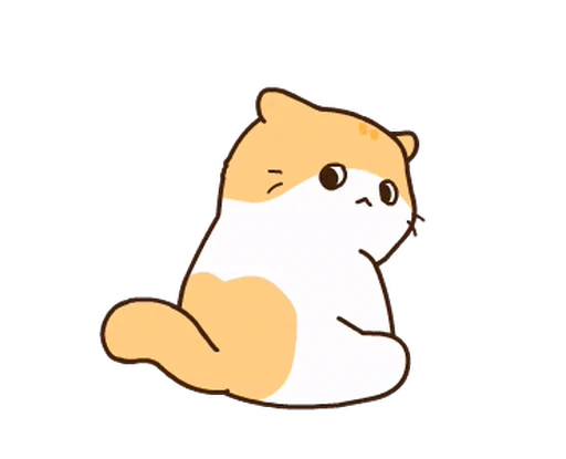 😤 Стикер «котик ૮꒰» для Telegram