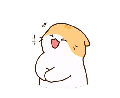 😉 Стикер «котик ૮꒰» для Telegram