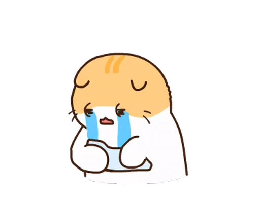 😭 Стикер «котик ૮꒰» для Telegram