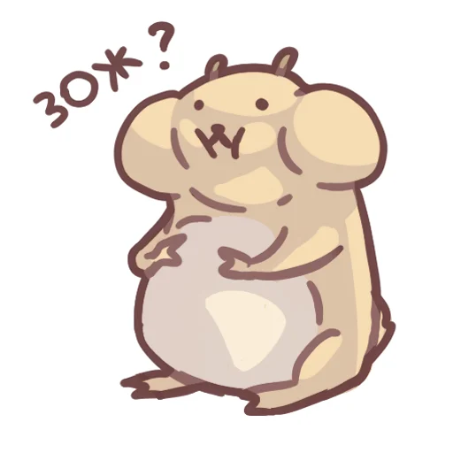 😶 Стикер «SuperCuteStuff» для Telegram